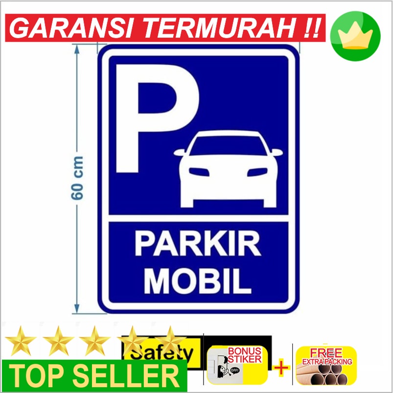 Jual Terlaris Rambu Sign Parkir Mobil Cm X Cm Plat Elegan Shopee