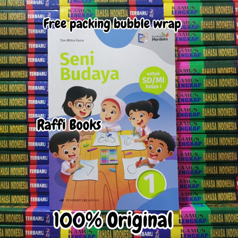 Jual Buku Seni Budaya Untuk Sd Mi Kelas 1 Kurikulum Merdeka Erlangga Shopee Indonesia