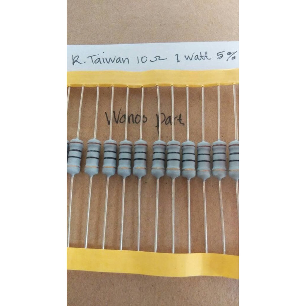 Jual Resistor 10 Ohm 1 Watt 5 Taiwan Shopee Indonesia 3026