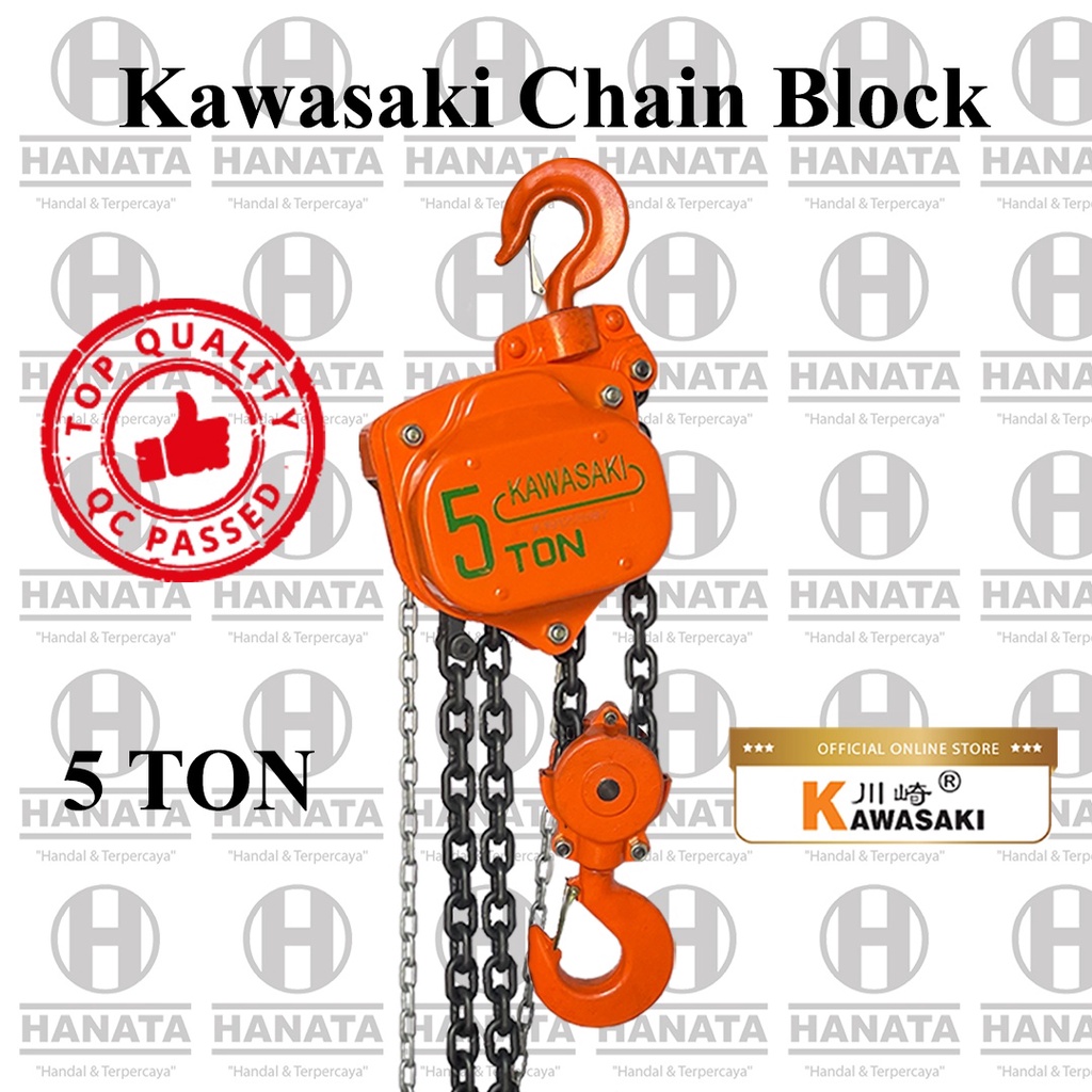 Jual Kawasaki Chain Block 5 T x 12 M (GARANSI 1 TAHUN) | Shopee Indonesia