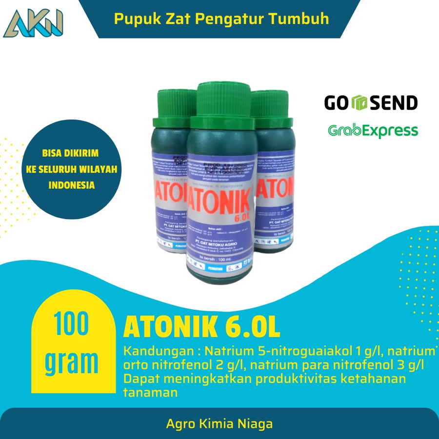 Jual Pupuk ATONIK 6.0L 100ML | Pupuk Zat Pengatur Tumbuh ORI Kemasan ...