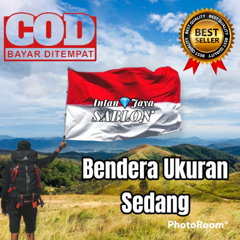 Jual Bendera Merah Putih Premium Ukuran Sedang Shopee Indonesia