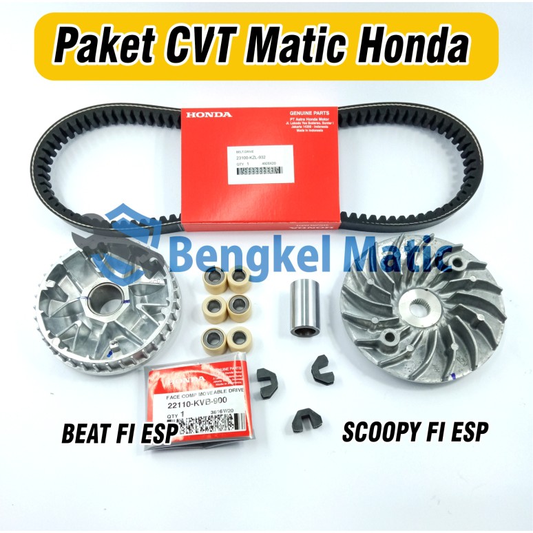 Jual Paket Cvt Honda Beat Fi Esp Belt Beat Roller Beat Scoopy Fi Rumah