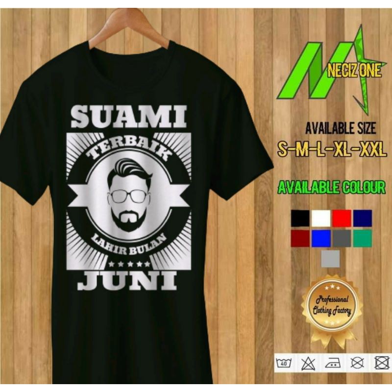 Jual New Kaos Suami Terbaik Lahir Di Bulan Juni Bulan Bisa Request