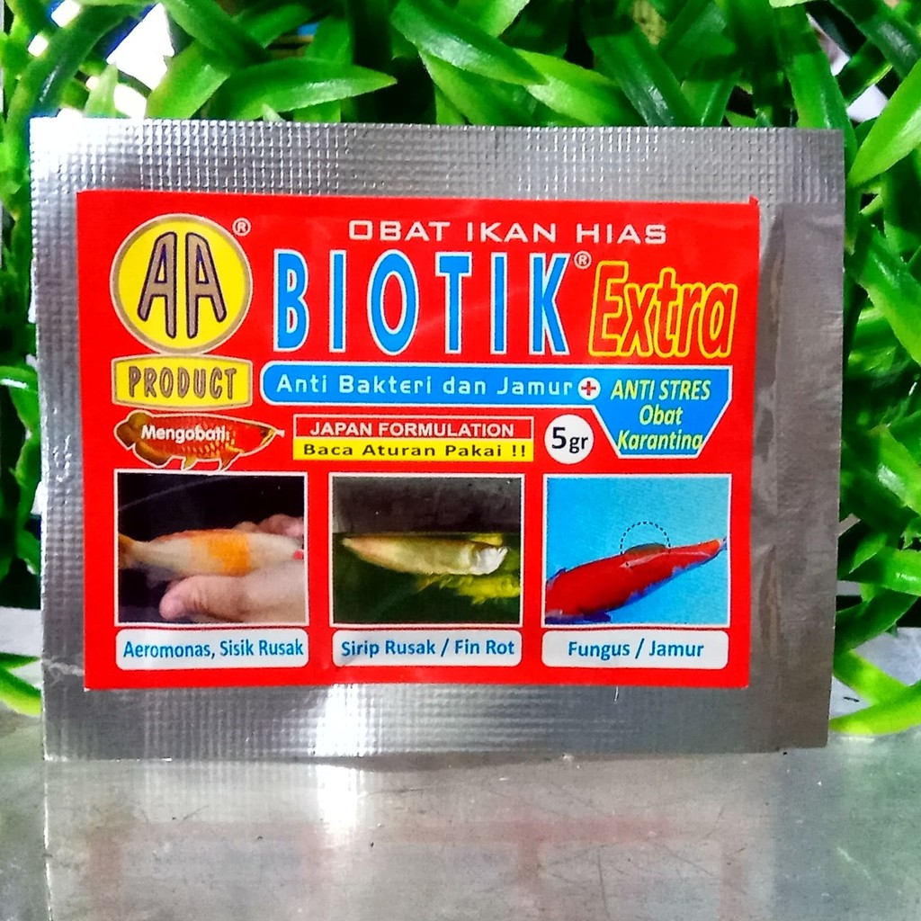 Jual Obat Ikan Hias Biotik Extra Anti Bakteri Jamur Dan Anti Stres