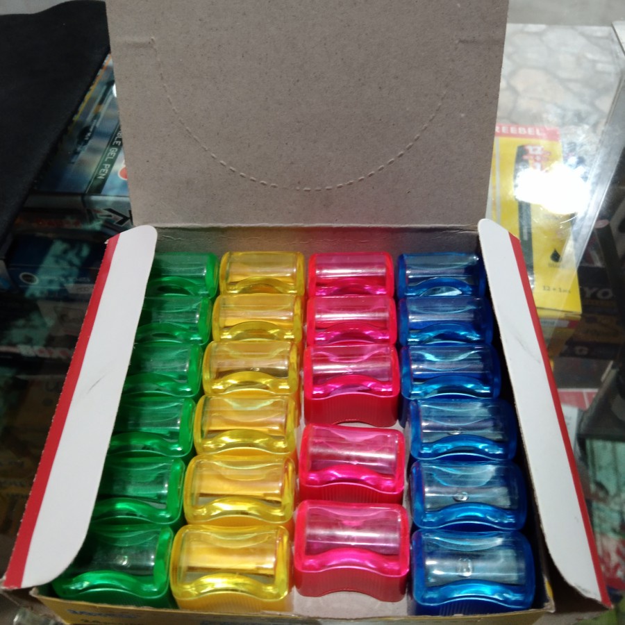 Jual Serutan pensil/pencil sharpener/Rautan Joyko Roti SP-362 per pack ...