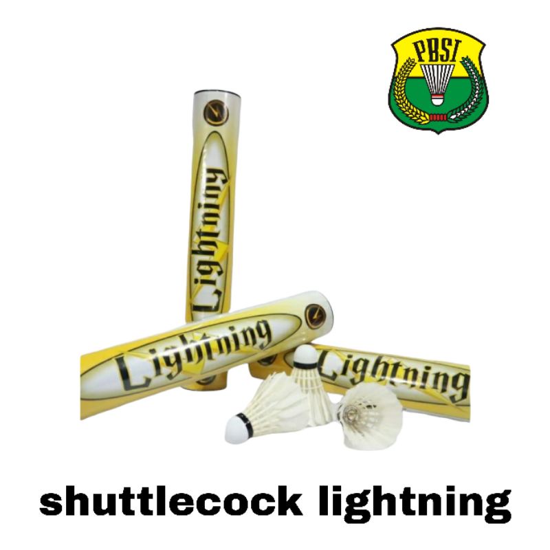 Jual Shuttlecock Lightning Standar PBSI Speed 78 Cock Kok Badminton