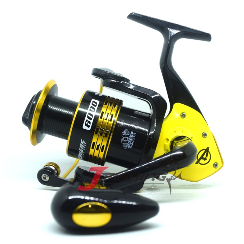Jual Reel MAGURO Avenger Kuning | Power Handle | 1000 s/d 8000 | Kolam ...