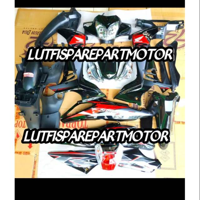 Jual Cover Full Set Body Supra X Batman Shopee Indonesia