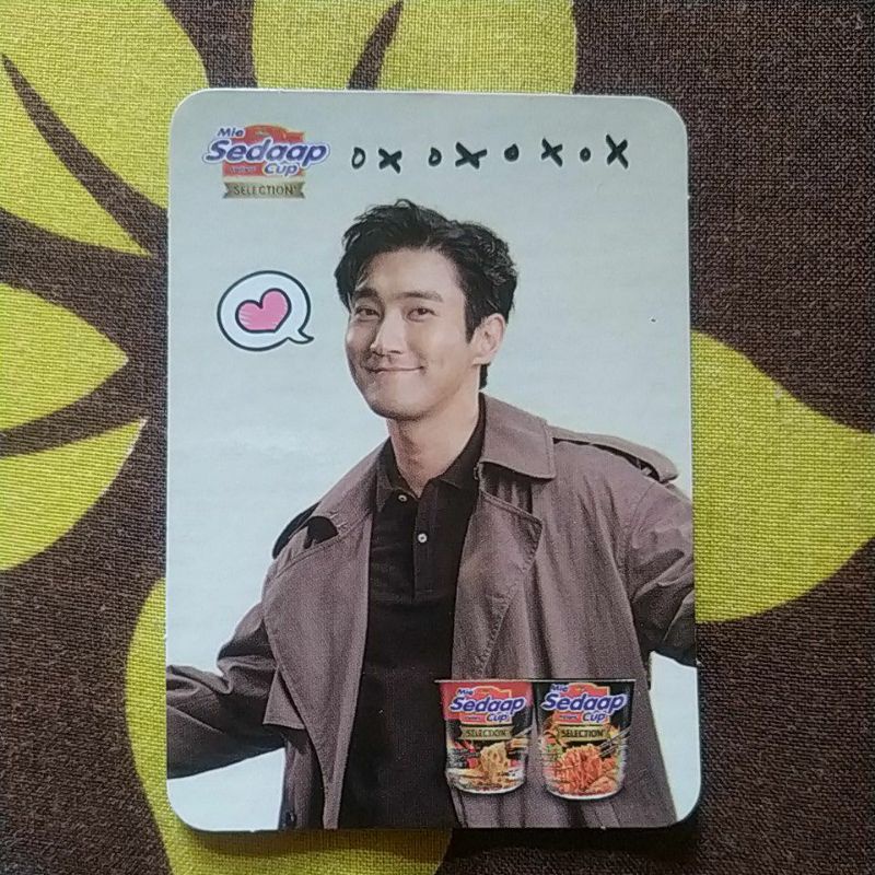 Jual Photocard Official Choi Siwon Mie Sedaap Bag And Cup Shopee Indonesia 