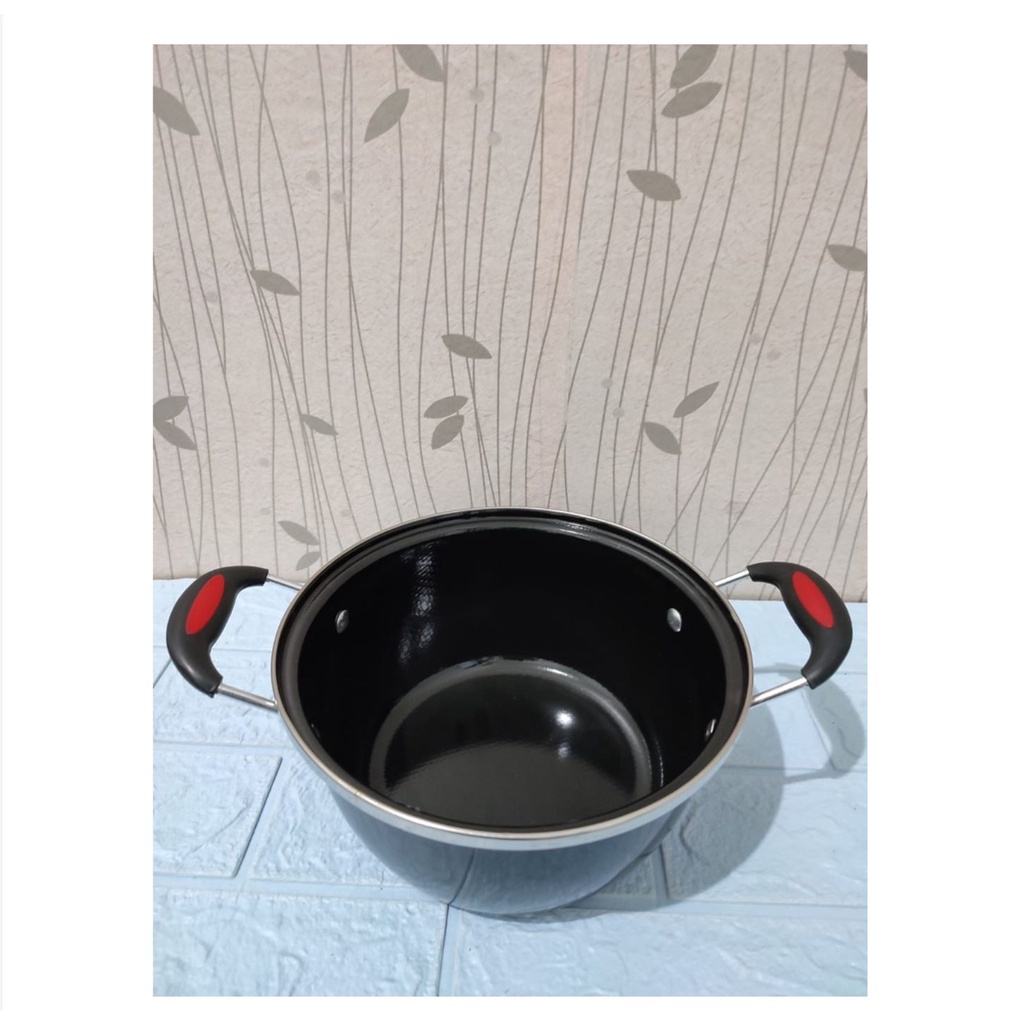 Jual PANCI KUAH ENAMEL GSF & Q2 ANTI LENGKET 22 CM GSF 4022 PANCI SUSU ...