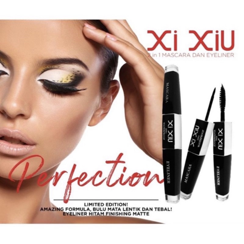 Jual XI XIU 2 in 1 Mascara & Eyeliner (PUTIH) Shopee Indonesia