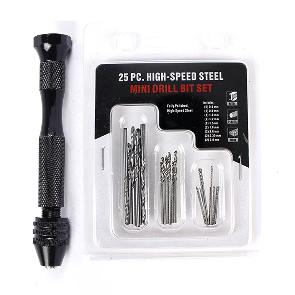 1.8mm/2.0mm 1 1.5 2.5 3 Drill Metal Hand Drill Drilling Tool For Tamiya