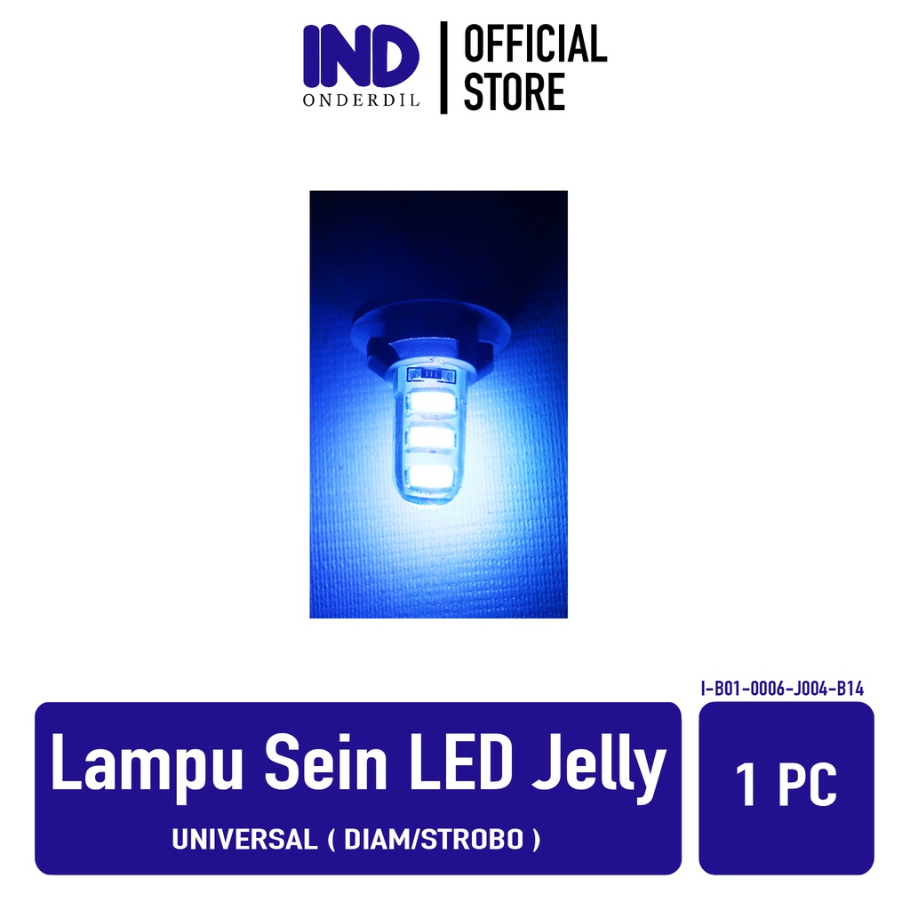 Jual IND Onderdil Lampu Variasi LED Jelly 6 Titik LED T10-T 10 Diam ...