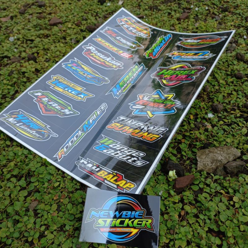 Jual STICKER PACK HEREX (1), ANTI AIR | Shopee Indonesia