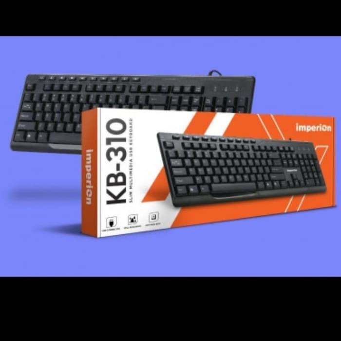 Jual KEYBOARD USB IMPERION WIRED SLIM MULTIMEDIA KB-310 - IMPERION ...