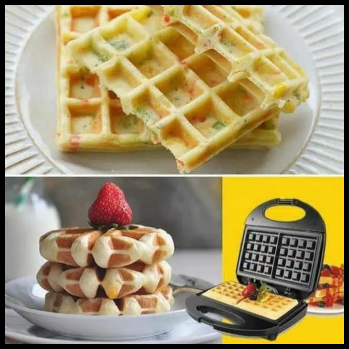 Jual Waffle Maker Sonifer Sf,6043 Non Stick Alat Pembuat Waffle Roti ...