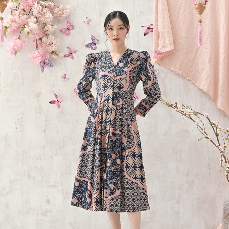 Model Baju Batik Wanita Dress Batik Formal Jual Dress Batik Wanita Jilbab  ? Model Kekinian, Premium