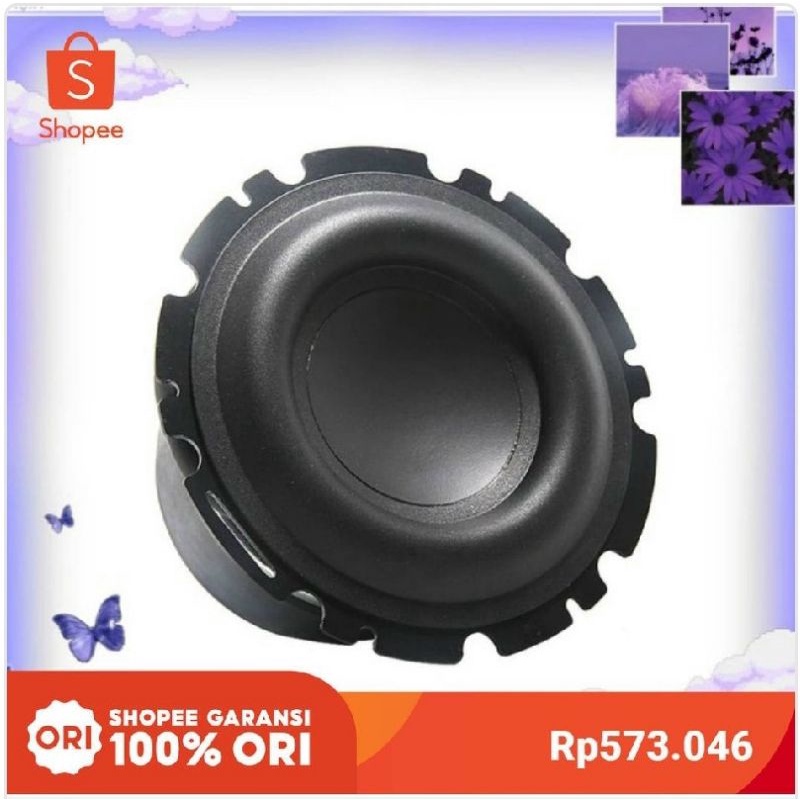 1PCS SPEAKER SUBWOOFER 4,5 INCH 50 WATT 4OHM BERDENTUM BASS YANG SANGAT KUAT