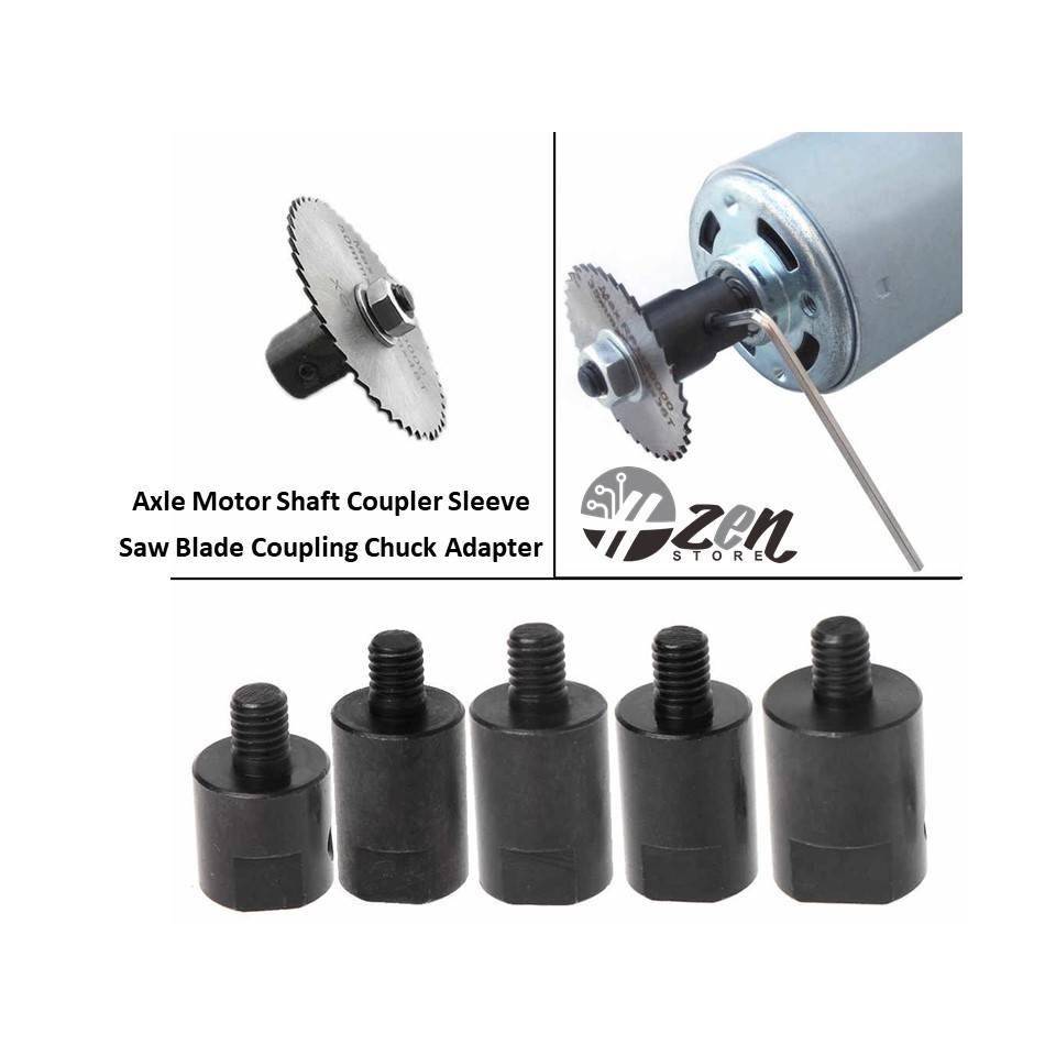Jual Axle Motor Shaft Coupler Sleeve Saw Blade Coupling Chuck Adapter ...