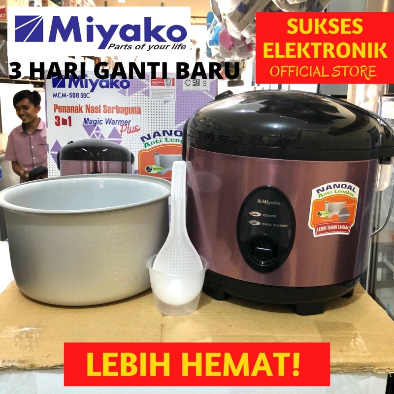 Miyako stainless rice cooker sale