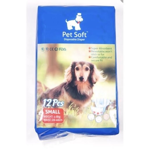 Jual Pampers Anjing Diapers Kucing Pet Soft Ukuran Smal S per Pcs