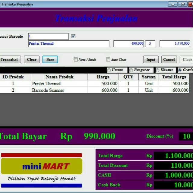 Jual Software Aplikasi Kasir Toko Shopee Indonesia 0164