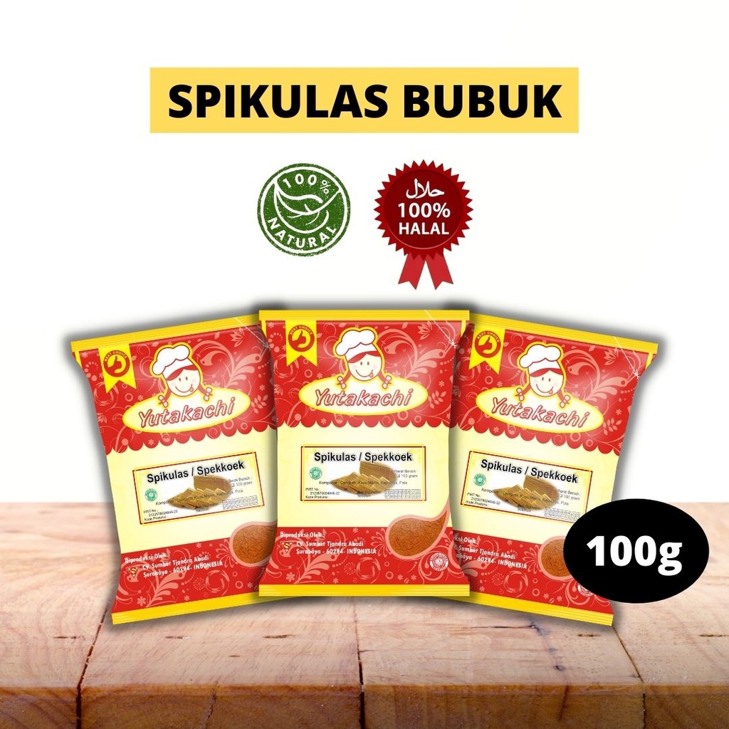 Jual Spikulas 100 Gram Yutakachi / Spekkoek Spikuk Spekoek Spikoe ...