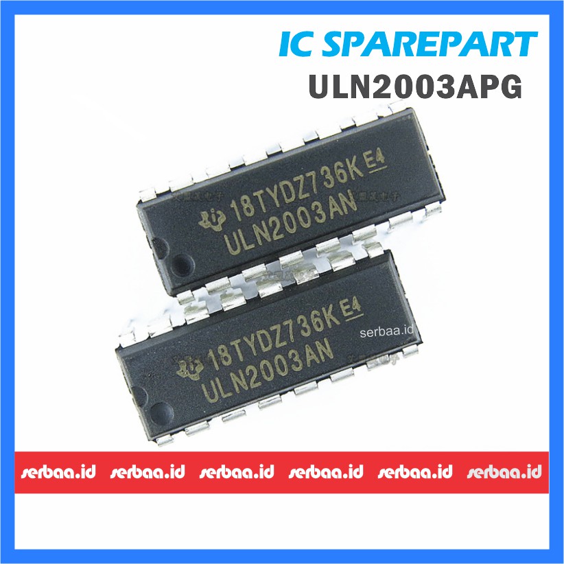 Jual ULN2003APG ULN2003AN ULN2003 DIP16 Direct Plug Amplifier Driver