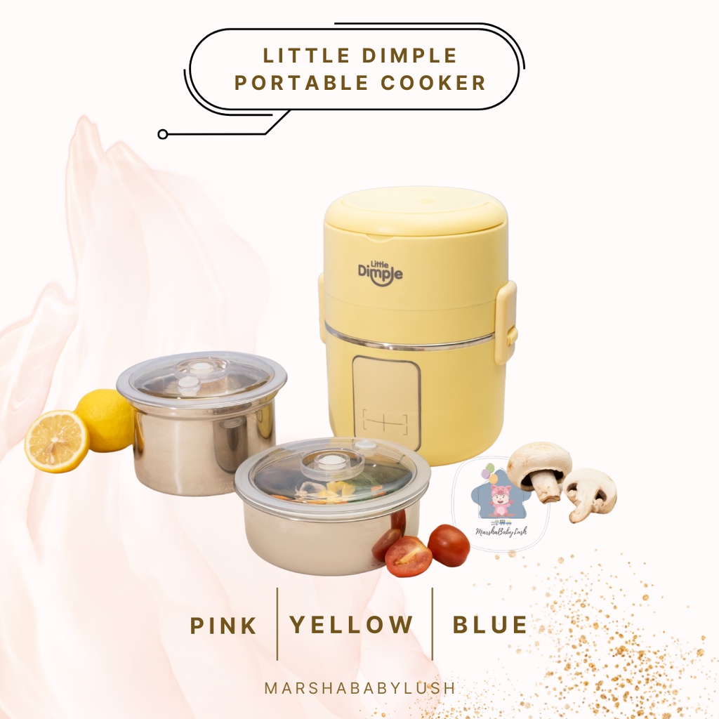 Jual (READY) LITTLE DIMPLE PORTABLE COOKER / ALAT MASAK MPASI BAYI