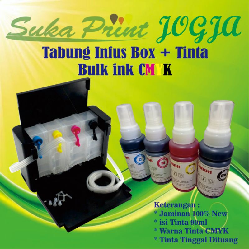 Jual Tabung Infus Box Tinta Bulk Ink Cmyk Shopee Indonesia 6693