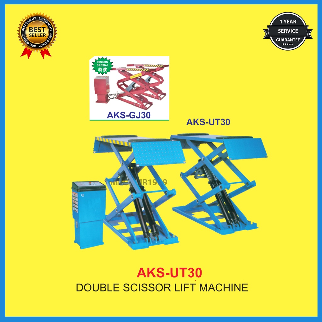 Jual Lift Mobil Bawah Tanah Kapasitas 3 Ton Double Scissor 2.2Kw ...