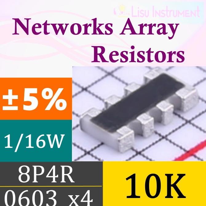 Jual Network Resistor Array 10K 5% 103 SMD SMT 0603_x4 lisuin90 ...