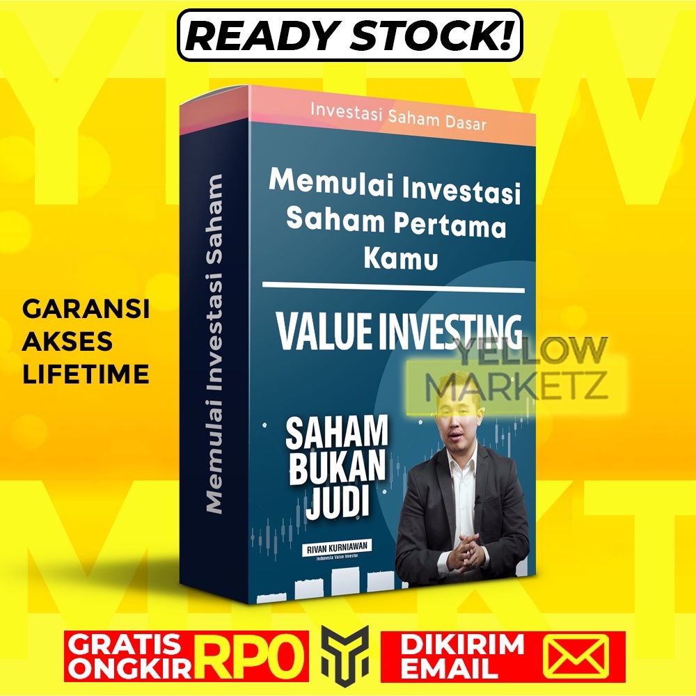 Jual MULAI INVESTASI SAHAM - Belajar Saham Dasar Value Investing ...