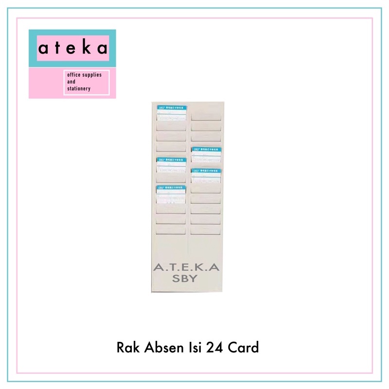 Jual Rak Absen Isi 24 Card | Shopee Indonesia