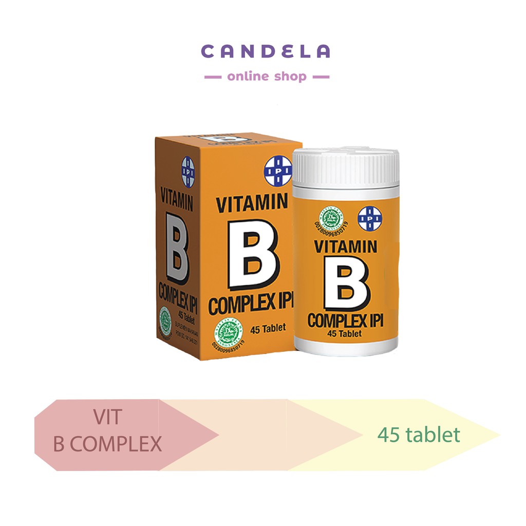 Jual IPI VITAMIN B COMPLEX BOTOL 45 TABLET | Shopee Indonesia