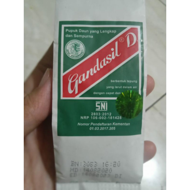 Jual Pupuk GANDASIL B Dan GANDASIL D Vitamin Tanaman Hias Dan Buah ...