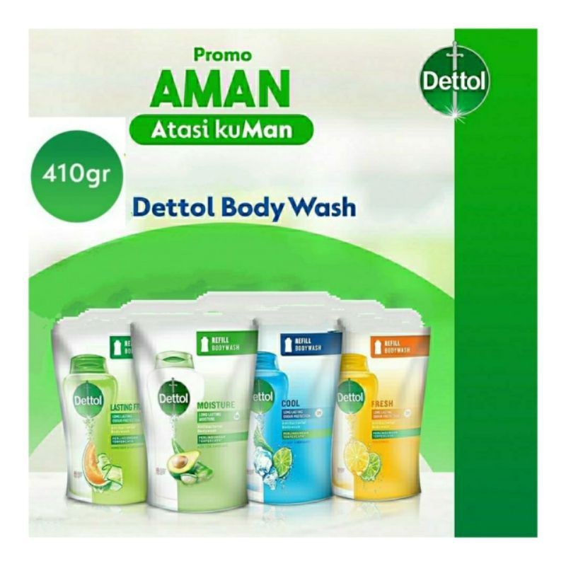 Jual Dettol Body Wash 410 ml Shopee Indonesia