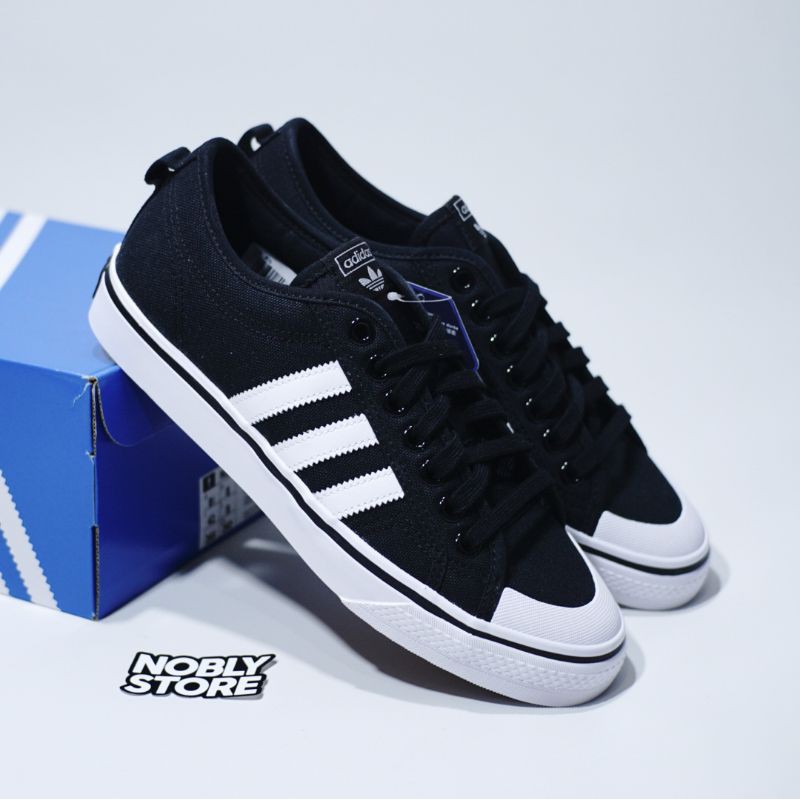 Jual ADIDAS Skateboarding Nizza Low Black/White Shopee Indonesia