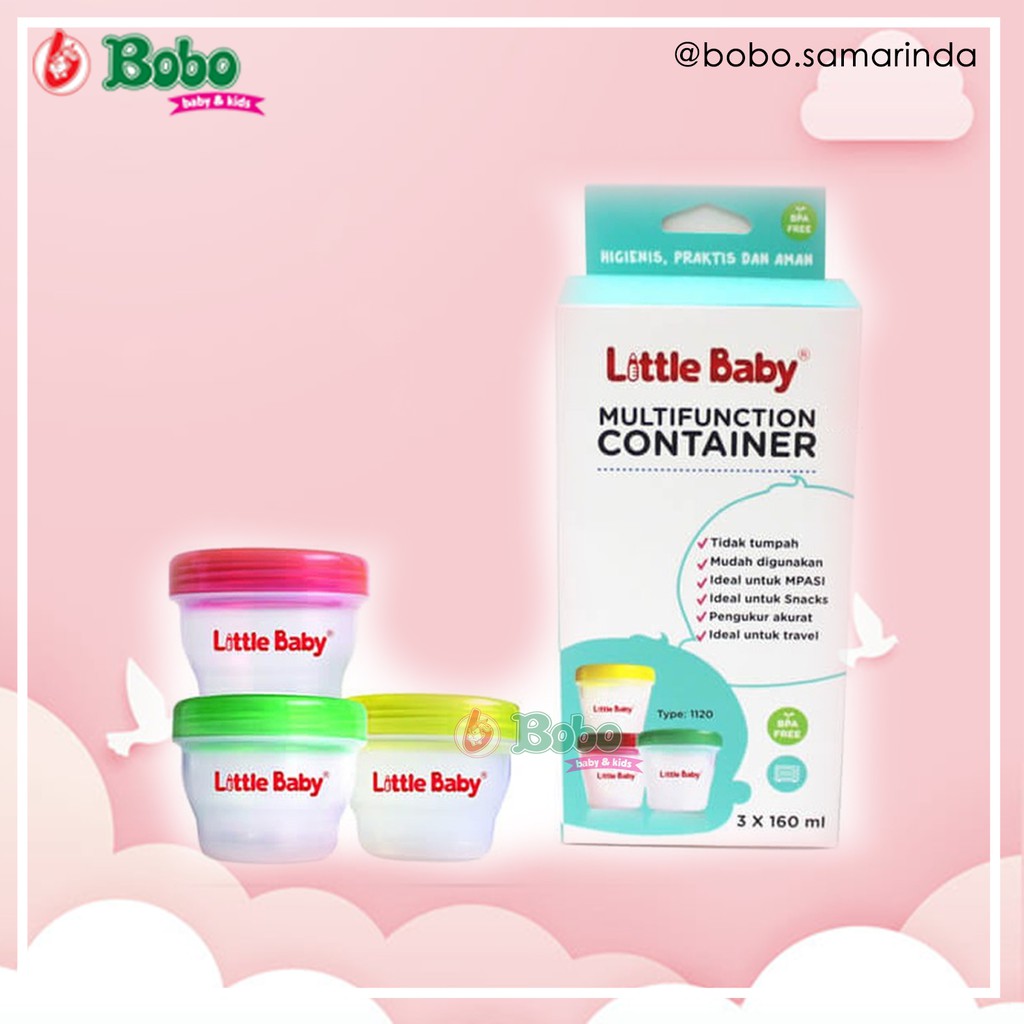 Jual Little Baby Food Container Tempat MPASI Bayi 11201121