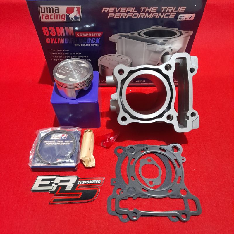 Jual Cylinder Blok Bore Up Blok Seher Uma Racing Nmax Aerox R V Mt