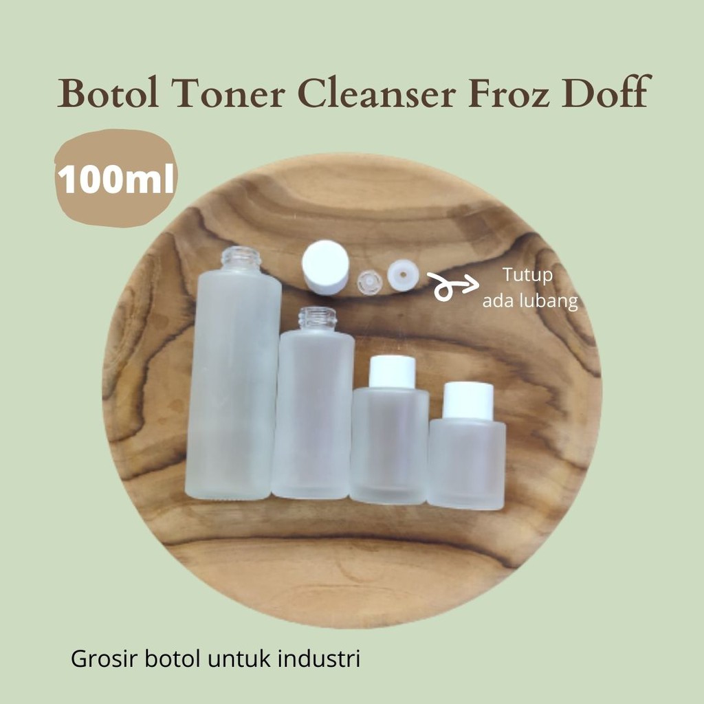 Jual Botol Kaca Frosted Botol Toner Buram Doff Botol Refill Alkohol ...