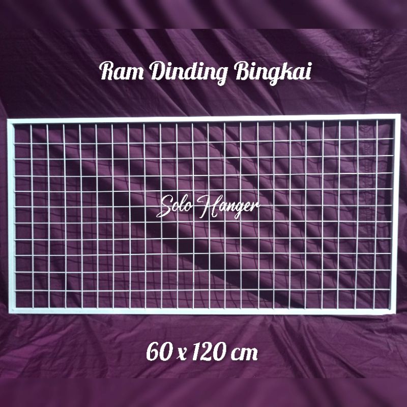 Jual Ram Aksesoris Bingkai Besi Tebal 60x120 cm Display Pajangan