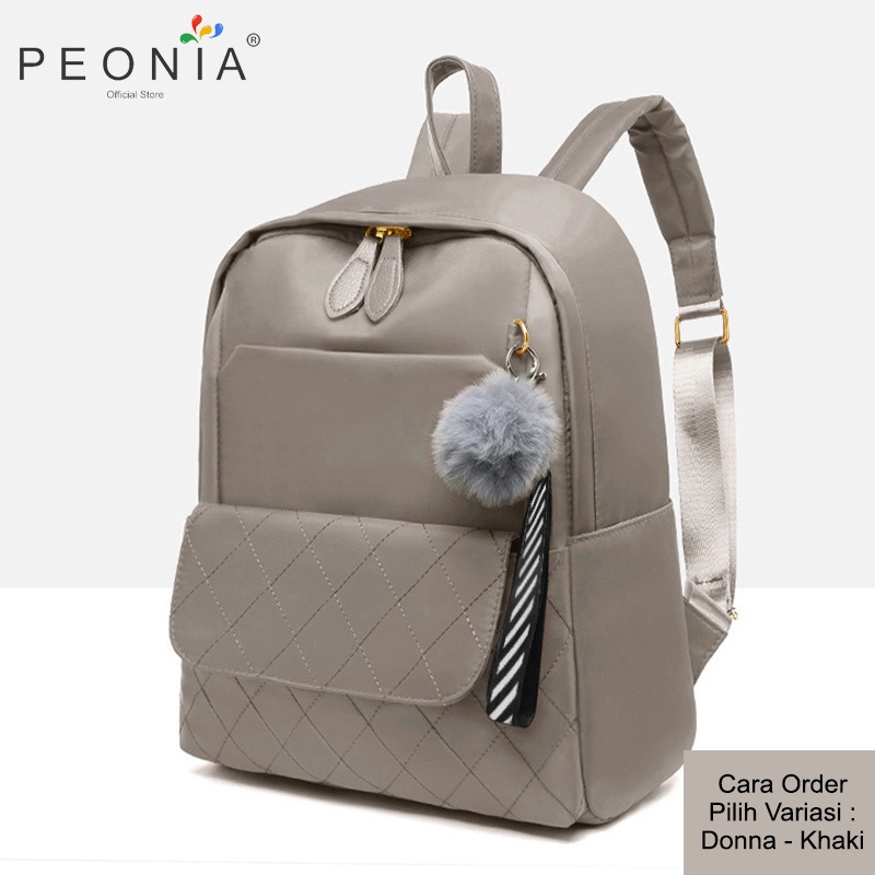 Jual Peonia PNA DONNA POM Water Resistant tas ransel wanita import ...