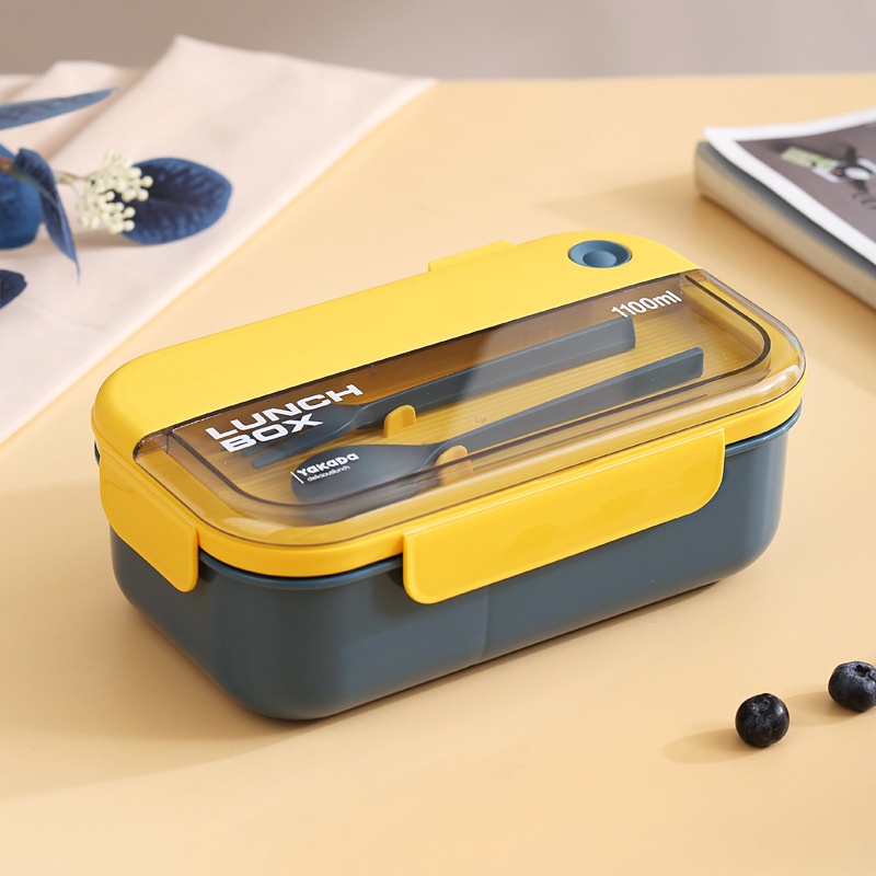 Jual LUNCH BOX BENTO LUNCH YAKADA KOTAK PERSEGI PANJANG KOTAK MAKAN