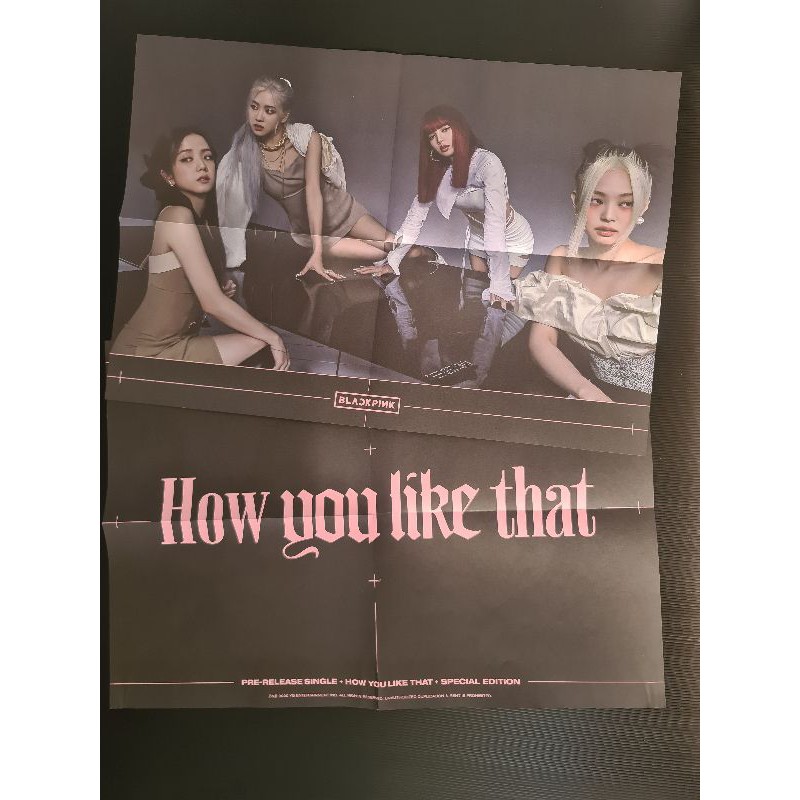 Jual BLACKPINK - HOW YOU LIKE THAT FOLDED POSTER | Shopee Indonesia