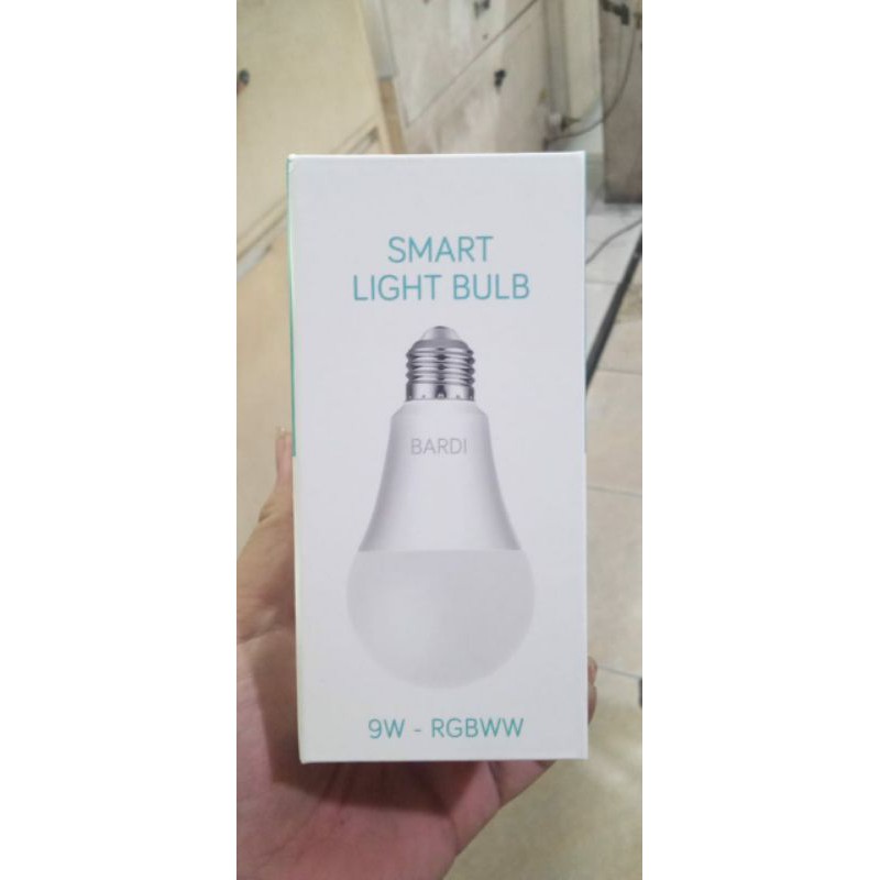Jual BARDI Smart Home 9W RGBWW Smart Light Led BULB Wifi Wireless IoT ...