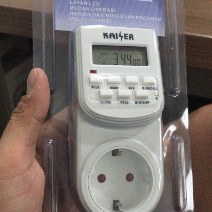 Jual stop kontak timer digital timer stop kontak saklar timer | Shopee ...