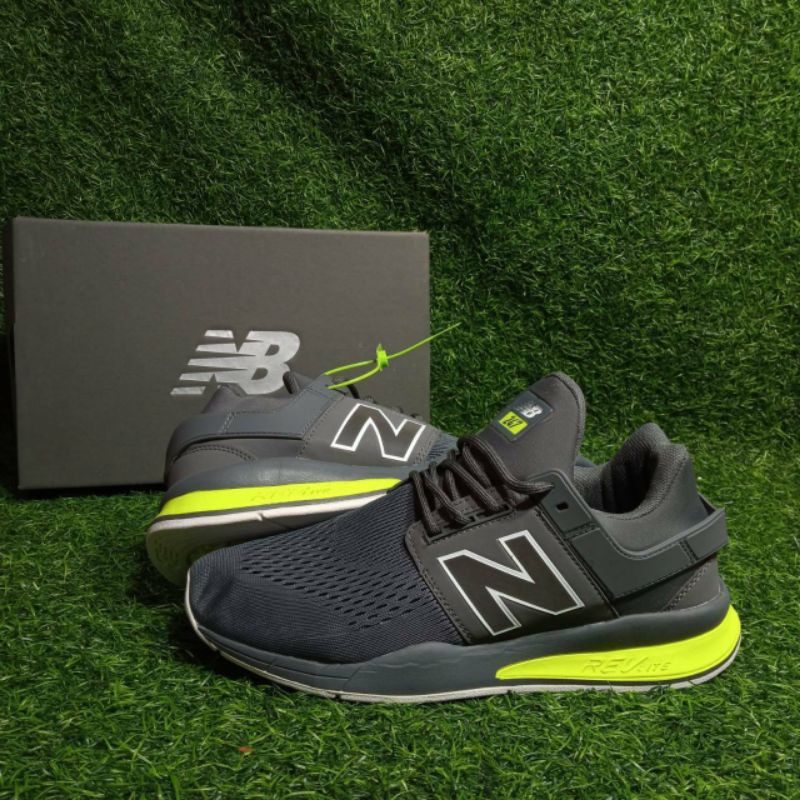 RUNNING SHOES NEW BALANCE 247 REVLITE TRITIUMDARK GREY MADE IN INDONESIA ORIGINAL BNIB