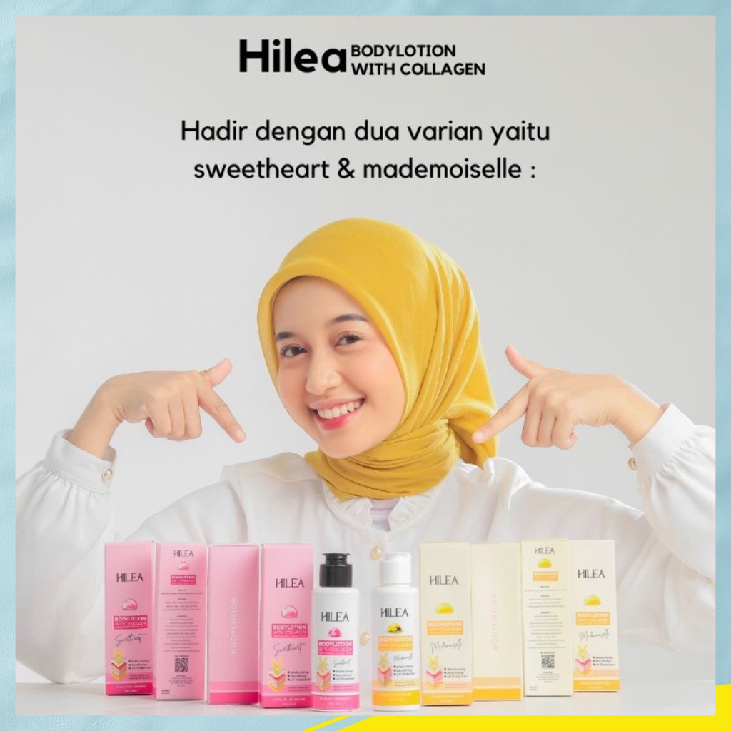 Jual [BPOM] Hilea Body lotion with collagen I bodylotion pemutih badan